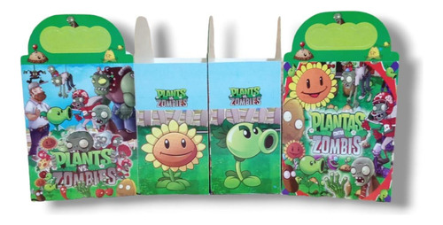 Plantas Vs Zombies Pack Fiestas De Cumpleaños 70 Invitados Plantas Vs Zombies