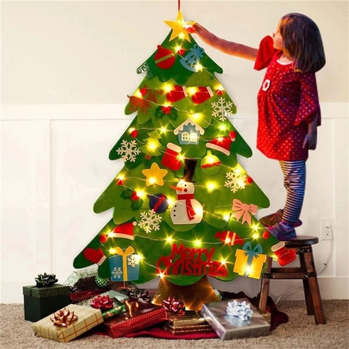 A Adornos Navideños De Fieltro For Árbol De Navidad