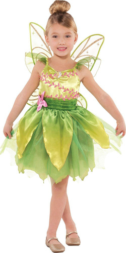 Disfraz Clsico De Tinker Bell De Halloween Para Nias Pequeas