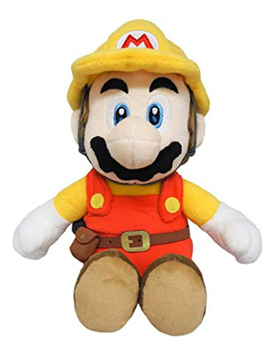 Little Buddy 1731 Super Mario Maker 2 - Builder Mario Plush,