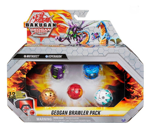 Figura Bakugan Geogan Brawler Pack Mutasect E Viperagon 2087