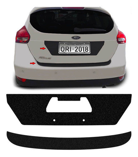 Protetor Do Porta-malas Focus Hatch 2018 + Fundo De Placa