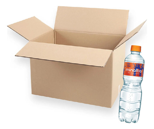 Água Mineral Minalba Com Gás 510ml Kit 12