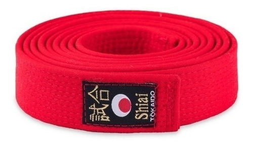 Cinturon Faixa Shiai Azul Negro Rojo Brazilian Jiu Unisex