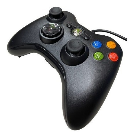 Imagen 6 de 10 de Joystick Mando Generico Para Microsoft Xbox 360 Con Cable Pc