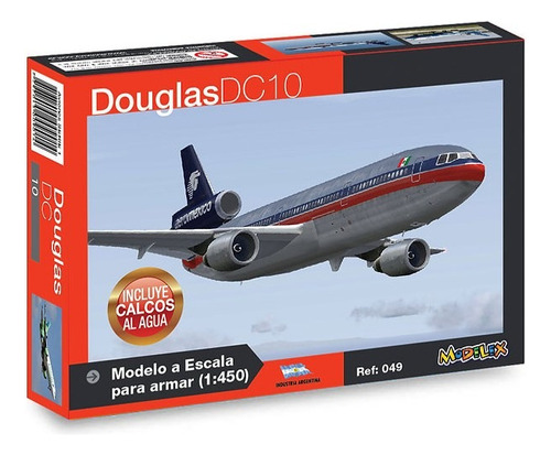 Douglas Dc 10  Escala 1/100 Modelex 049