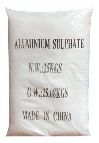 Sulfato De Aluminio En Saco De 25kg