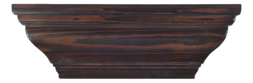 Estantes Madera Para Moldura Corona Marron Oscuro 15 Pulgada