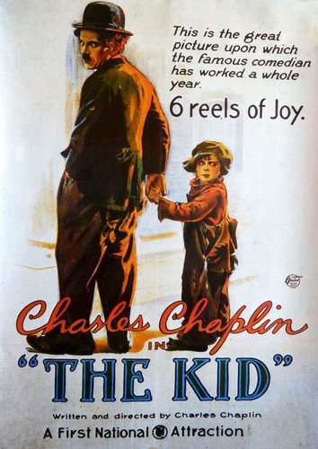 Poster O Garoto The Kid Cartaz Adesivo Decorativo 42,5x60cm