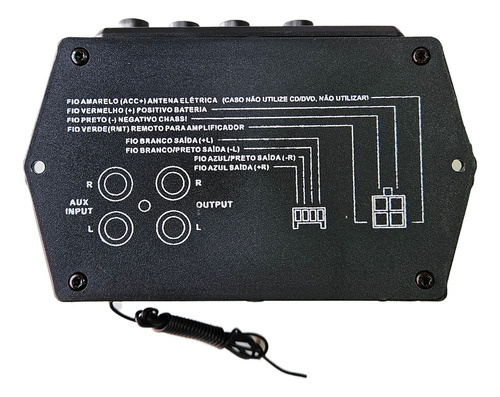 Mixer 12v Com Bluetooth Usb Microfone Entrada P10 Cartao Sd