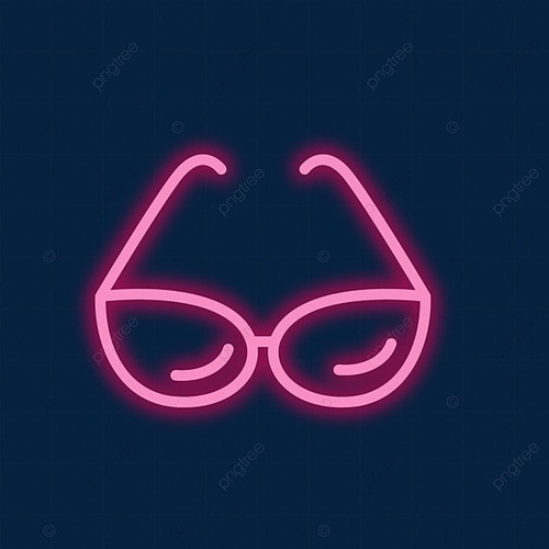 Letrero Neon Lentes - Óptica - Colores Personalizados