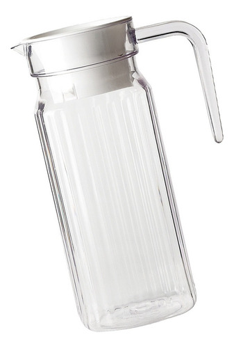 Jarra De Agua De Vidrio Caldera Rayada 800ml