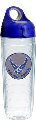 Tervis Air Force Logo Emblema Botella De Agua Con Tapa De Az