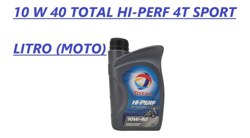 Aceite Moto 10w40 Hi-perf 4t Sport 