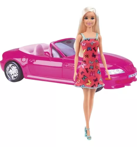 Carro Conversível com Boneca Barbie Mattel - Fátima Criança