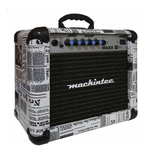 Cubo Para Guitarra Mackintec Max Jornal 15w Color 6 Rms
