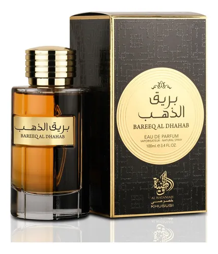 Perfume Árabe Masculino Al Wataniah Bareeq Al Dhahab 100ml Eau De Parfum Importado Selo Adipec