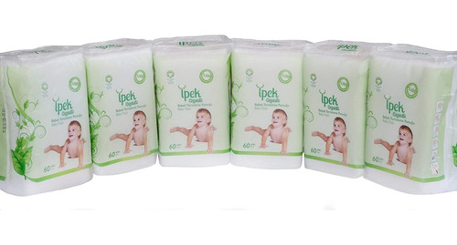 Bebé Orgánicas Grandes Pad 100% En Seco Cuadrados De Algodón