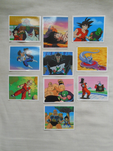 10 Figuras Álbum Dragon Ball Z De Navarrete Año 2007