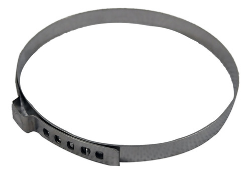 Abrazadera Metal Ajustable Universal 70 A 80 Mm. 10 Pz