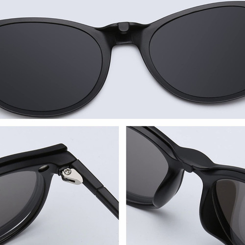 M Gafas De Sol Polarizadas Con Clip Magnético De Moda