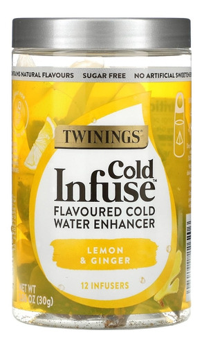 Imagen 1 de 6 de Te Twinings Infuse Tea Jengibre Y Limon Lemon & Ginger