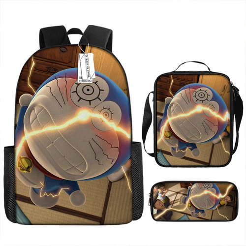 Mochila Escolar Para Alumnos De Dibujos Animados De Doraemon