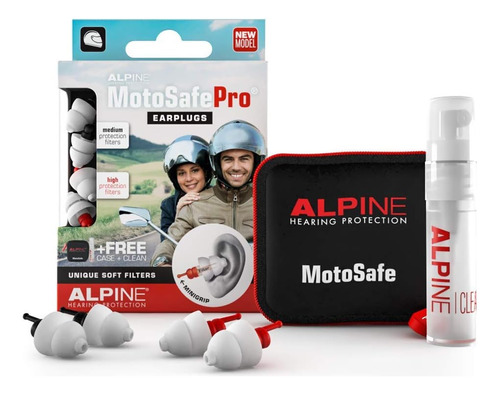 Alpine Motosafe Pro - Tapones Para Oídos De Motocicleta De P