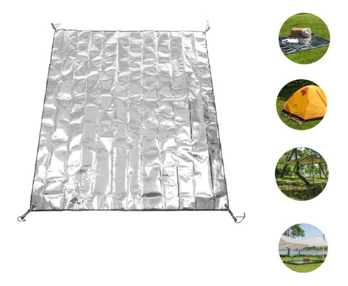 Lona Impermeable Aluminizada Multiusos Camping Naturehike S 