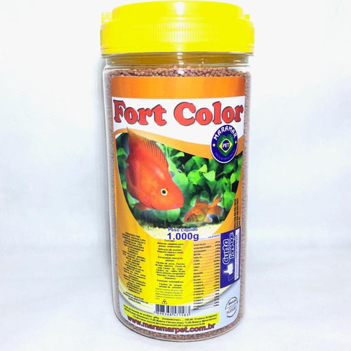 Ração Maramar Fortcolor 1kg Kinguios Carpas E Peixe Papagaio