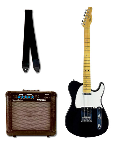 Guitarra Tagima Tw-55 Tw 55 Bk Kit Com Amp E Correia
