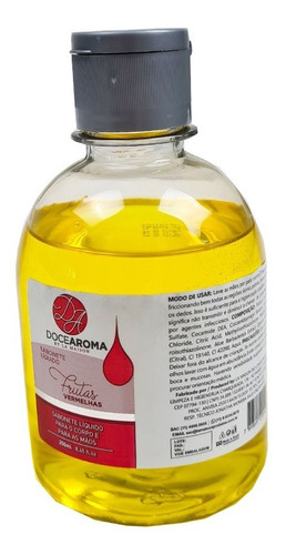 Kit C/ 04 Sabonete Liquido Frutal  250 Ml - Doce Aroma