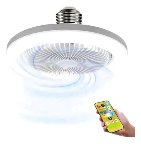 Foco Led Ventilador Con Control Remoto 30w | Cuotas sin interés