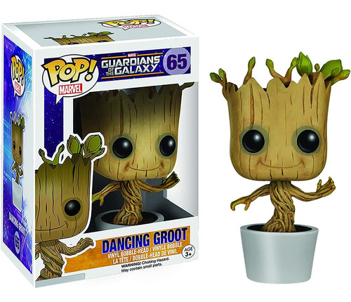 ¡popular Marvel: Figura De Acción Dancing Groot Bobb...