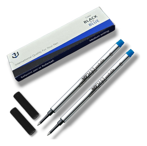 Carga Refil Caneta Rollerball Para Lamy M63 M61 M62 Azul