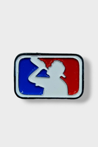 Pin Metálico Mlb Cerveza / Baseball Drinking Para Gorra 