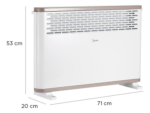 Convector Midea Hdy20k Color Blanco
