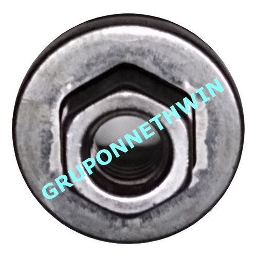 2000 Tuerca D Soldadura N104723 Hexagonal M6 1.0 10x7x18.5mm