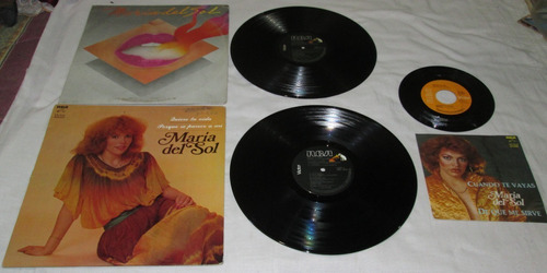 Maria Del Sol. Lote De 3  Discos Lp 