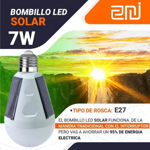 Bombilla Solar Led 7w e27 - Somontano Luz
