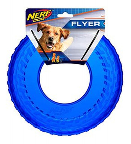 Frisbee O Flyer De Goma Para Perro Nerf - Azul