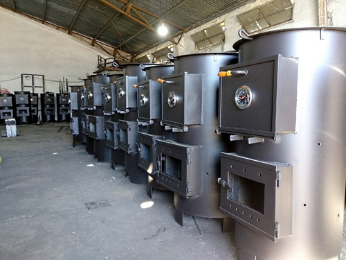 Salamandra Cecar Horno 22000k Para 140 Mts2 Apta Pellets