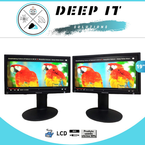 2 Monitores De 19 Polegadas Infoway Cod.w1946p (Usado)