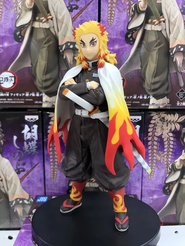 Boneco Demon Slayer Kimetsu no Yaiba Kyojuro Rengoku Vol 10 Bandai Banpresto