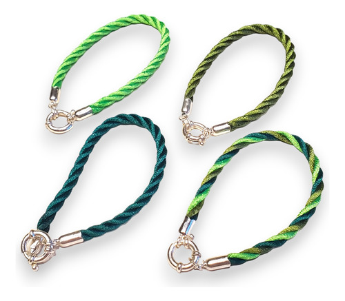 Imagen 7 de 10 de Pulsera Plata Hilo Seda Rojo Con Marinero