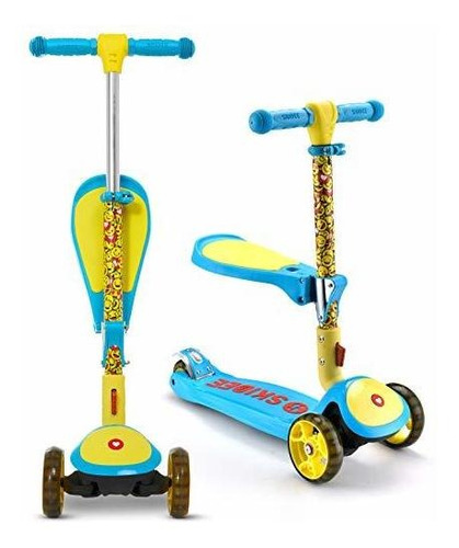 Skidee Kick Scooters For Kids 2-12 Years Old - Foldable Scoo