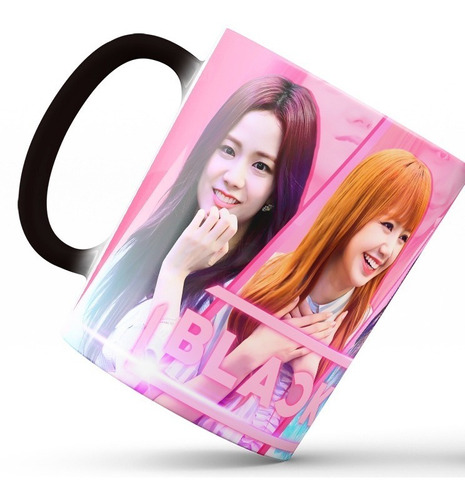 Mug Taza Magico Black Pink Kpop Colección Regalo