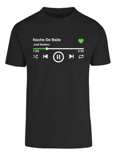 Playera Musical José Madero | Noche De Baile