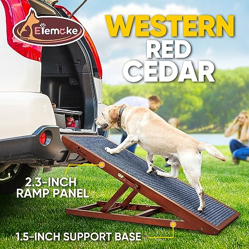 Rampa Perros Cama, Rampa De Madera Maciza Ajustable De ...