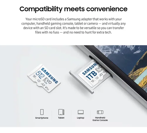 Cartão Micro Sd Samsung Evo Plus 64gb 160mb/s Com Adaptador